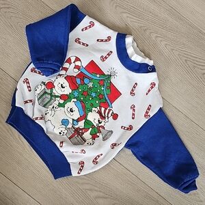 Vintage Precious Christmas Sweatshirt, 24 Months